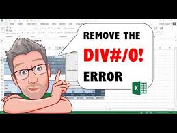 remove the div 0 error in excel