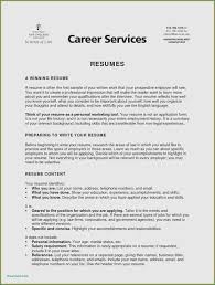 Sample Resume Letter For Job Application Valid Sample Resume Cover