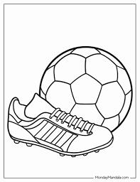 30 soccer coloring pages free pdf