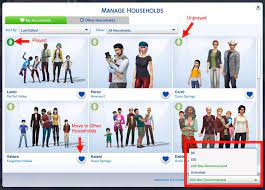 Open the household in manage worlds under more using the menu buttons in the lower right of the screen. Culling What Is It And What Does It Do Crinrict S Sims 4 Help Blog