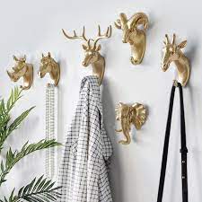 Creative Gold Animal Wall Hooks