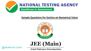 The national testing agency is conducting entrance examinations for higher educational institutions. National Testing Agency Nta Has Released The Sample Questions On Jee 2020 Exam For Section On Numerical Value Online Learning Elearning Career Education