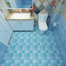 Blue Polished Ceramic Wall Tiles Size
