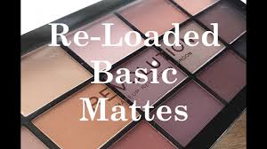 re loaded palette basic mattes