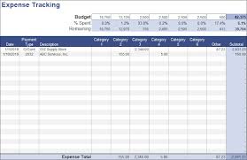 free expense tracking worksheet