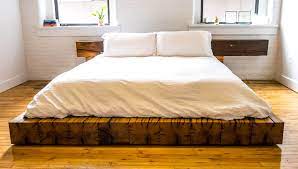 oak beam bed