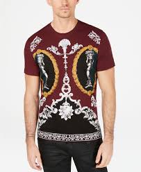 Inc International Concepts Mens French Baroque T Shirt Dark Brown Port Royal Large