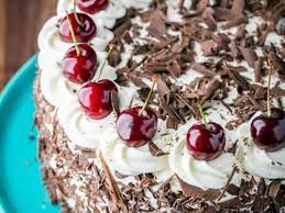 Black Forest Cake Recipe, German Chocolate Cake gambar png