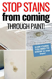 Stop Stains From Coming Through Paint