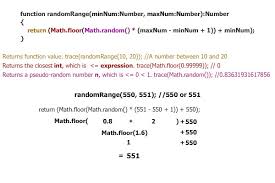 random number within a specified range