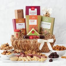 gourmet snack gift basket hickory farms