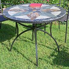 Montilla 91cm Stone Patio Table