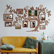 Large Family Tree With Photo Frames