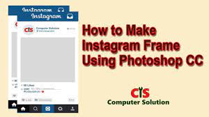 make insram frame using photo cc
