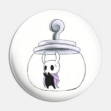 little ghost hollow knight pin