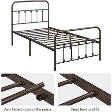 smt classic metal platform bed frame