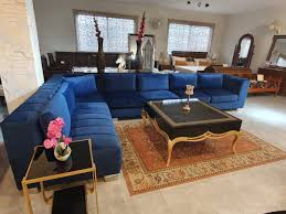 navy blue sofa set 7 seater az