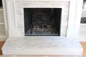 Fireplace Tile Surround Brick Hearth