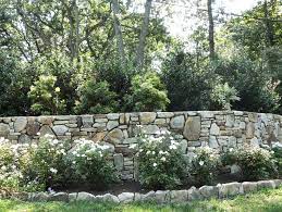 Stone Wall Planting Stone Landscaping