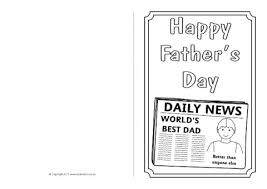 Our fathers do so much for us it is only natural, especially for children, to want to do something special for them on father's day. Father S Day Card Colouring Templates Sb4935 Sparklebox