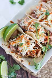 chipotle bbq pulled pork tacos with