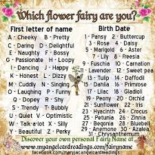 Whats Your Fairy Name A Magical Childhood