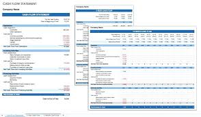 12 Month Cash Flow Template Monthly Small Business Cash Flow