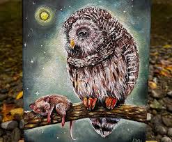 Wall Art Forest Art Owl Poster