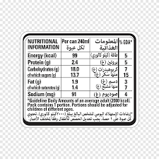 arabic coffee nestlé nutrition facts