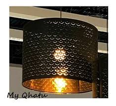 Ikea Nymo Lamp Perforated Shade Black