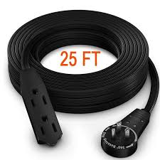 flat under carpet extension cord wire