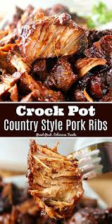 crock pot country style pork ribs