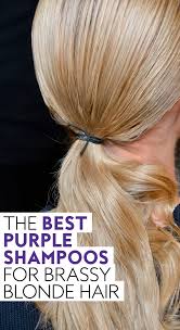 Rinse off with a mixture of cold water and distilled white vinegar. Best Purple Shampoo For Stopping Blonde Hair From Turning Brassy In 2020 Best Purple Shampoo Purple Shampoo Brassy Blonde