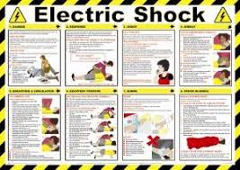 Electric Shock Health And Safety Poster New Version