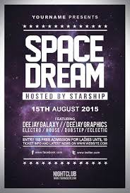 Download The Space Dream Club Event Flyer Template Ffflyer