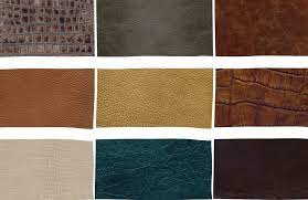 the diffe types of leather and