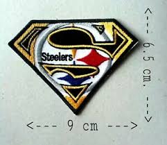 Shape of the steelers logo: Pittsburgh Steelers Logo Patches For Iron And Sewing On Fabric Ebay