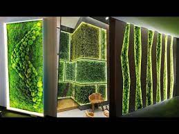 artificial grass wall decor designs