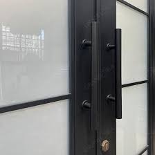Double Opening Wrought Iron Door