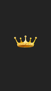 crown king queen gold black