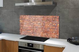 Kitchen Splashback Vintage Brick Wall