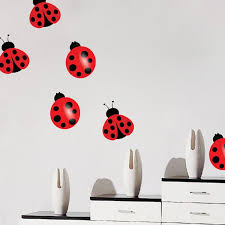 Nursery Ladybug Decal Nursery Wall