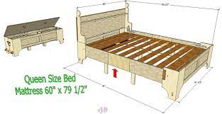 111 Queen Size Folding Bed V1 Box Bed