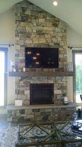 Vaulted Ceiling Fireplace Remodel