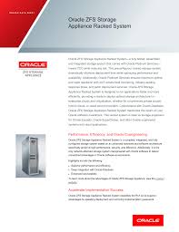 oracle zfs storage appliance racked