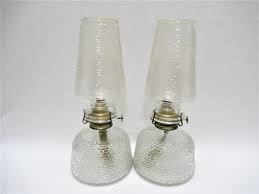Vintage Anchor Hocking Patio Oil Lamps