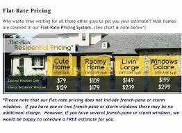 Flat Rate Pricing Residential Window Cleaning Resource