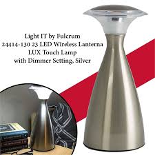 Battery Operated Silver Lanterna Lux By Fulcrum Wireless 23 Led Touch Lamp Light It Tools Home Improvement Lighting Ceiling Fans