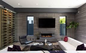 natural stacked stone veneer fireplace