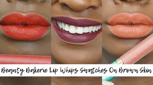 beauty bakerie lip whip swatches